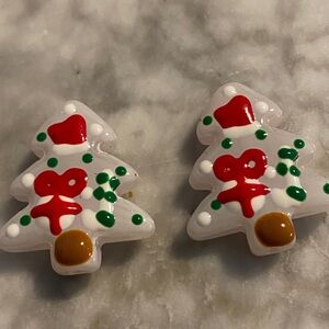 LampWork Double Sided Tree Beads (2)